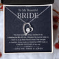 To My Beautiful Bride - Forever Together 14k White Gold Finish / Two-Toned Box Jewelry Giftinum