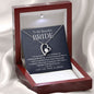 To My Beautiful Bride - Forever Together 14k White Gold Finish / Luxury Box w/LED Jewelry Giftinum