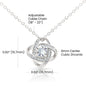 To My Beautiful Daughter Necklace - Believe in Yourself 14K White Gold Finish / Standard Box Jewelry Giftinum