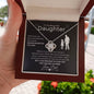 To My Beautiful Daughter Necklace - Believe in Yourself 14K White Gold Finish / Standard Box Jewelry Giftinum