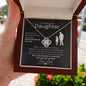 To My Beautiful Daughter Necklace - Believe in Yourself 14K White Gold Finish / Standard Box Jewelry Giftinum