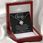 To My Beautiful Wife Necklace - Never Forget 18K Yellow Gold Finish / Standard Box Jewelry Giftinum