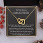 To My Bonus Daughter | Fate brought us together 14k White Gold Finish / Standard Box Jewelry Giftinum