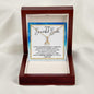 To My Bride - Hand in hand 18K Yellow Gold Finish / Luxury Box w/LED Jewelry Giftinum