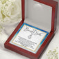 To My Bride - Hand in hand 14K White Gold Finish / Two-Toned Box Jewelry Giftinum