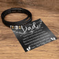 To my dad baby angel bracelet Two Tone Box Jewelry Giftinum