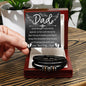 To my dad from baby angel bracelet Luxury Box w/LED Jewelry Giftinum