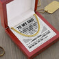 To My Dad - Thanks For Being My Hero Stainless Steel / Two-Toned Box Jewelry Giftinum