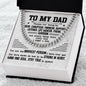 To My Dad - Thanks For Being My Hero Stainless Steel / Two-Toned Box Jewelry Giftinum