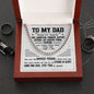 To My Dad - Thanks For Being My Hero Stainless Steel / Two-Toned Box Jewelry Giftinum