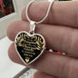 To My Daughter Gold Luxury Heart Necklace Luxury Necklace (Silver) / No Jewelry Giftinum