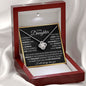 To My Daughter Necklace - I closed my eyes 14K White Gold Finish / Two-Toned Box Jewelry Giftinum