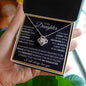 To My Daughter Necklace - I closed my eyes 14K White Gold Finish / Two-Toned Box Jewelry Giftinum