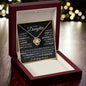 To My Daughter Necklace - I closed my eyes 18K Yellow Gold Finish / Luxury Box w/LED Jewelry Giftinum