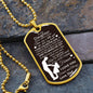 To My Daughter Necklace | Once upon a time Military Chain (Gold) / No Jewelry Giftinum