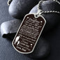 To My Daughter Necklace | There was a little girl Military Chain (Silver) / No Jewelry Giftinum