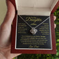To My Daughter - Never Forget 14K White Gold Finish / Two-Toned Box Jewelry Giftinum