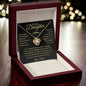 To My Daughter - Never Forget 18K Yellow Gold Finish / Luxury Box w/LED Jewelry Giftinum