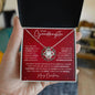 To My Granddaughter Necklace - You are the treasure 14K White Gold Finish / Two-Toned Box Jewelry Giftinum