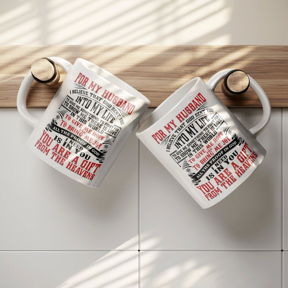 To My Husband Mug | God Sent me you Default Title Full Wrap Giftinum