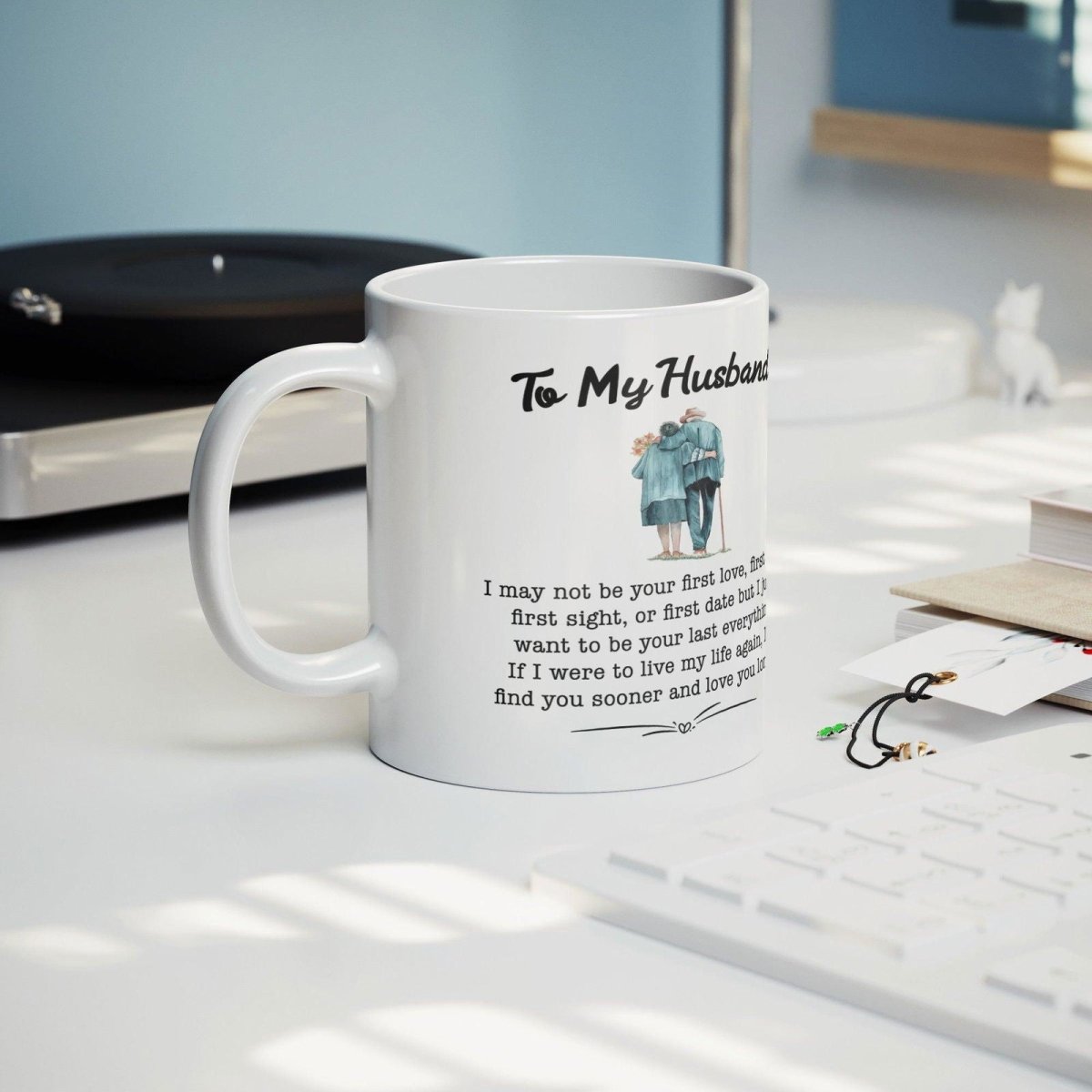 To My Husband Mug | My last everything Default Title Full Wrap Giftinum