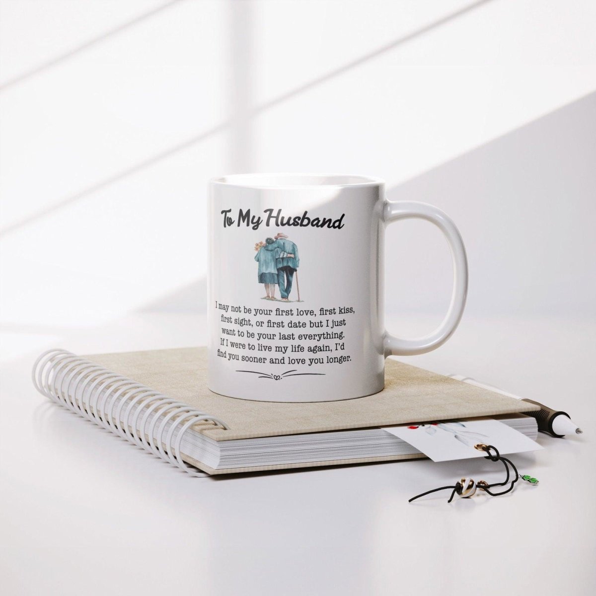 To My Husband Mug | My last everything Default Title Full Wrap Giftinum