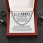 To My Man - Always Remember Cuban Link Chain Stainless Steel / Standard Box Jewelry Giftinum
