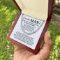 To My Man - Always Remember Cuban Link Chain Stainless Steel / Luxury Box Jewelry Giftinum