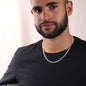 To My Man Cuban Link Chain - Promise Necklace 14K Yellow Gold Finish / Standard Box Jewelry Giftinum