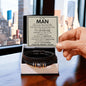 To My Man - Last Everything Bracelett Two Tone Box Jewelry Giftinum