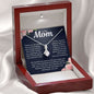To My Mom - Mother's day 14K White Gold Finish / Standard Box Jewelry Giftinum