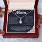 To My Mom - Mother's day 14K White Gold Finish / Standard Box Jewelry Giftinum