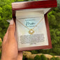 To My Mom On My Wedding Day - I'm still your little girl 18K Yellow Gold Finish / Luxury Box w/LED Jewelry Giftinum
