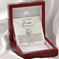 To My Mom On My Wedding Day - I'm still your little girl 14K White Gold Finish / Two-Toned Box Jewelry Giftinum
