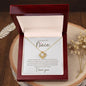 To My Niece Necklace - Always remember 18K Yellow Gold Finish / Luxury Box Jewelry Giftinum