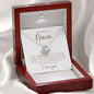 To My Niece Necklace - Always remember 14K White Gold Finish / Luxury Box Jewelry Giftinum