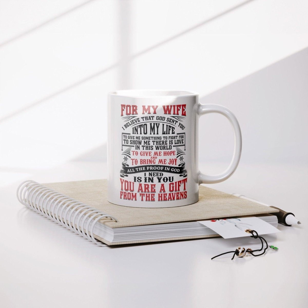To My Wife Mug | God Sent You Default Title Full Wrap Giftinum