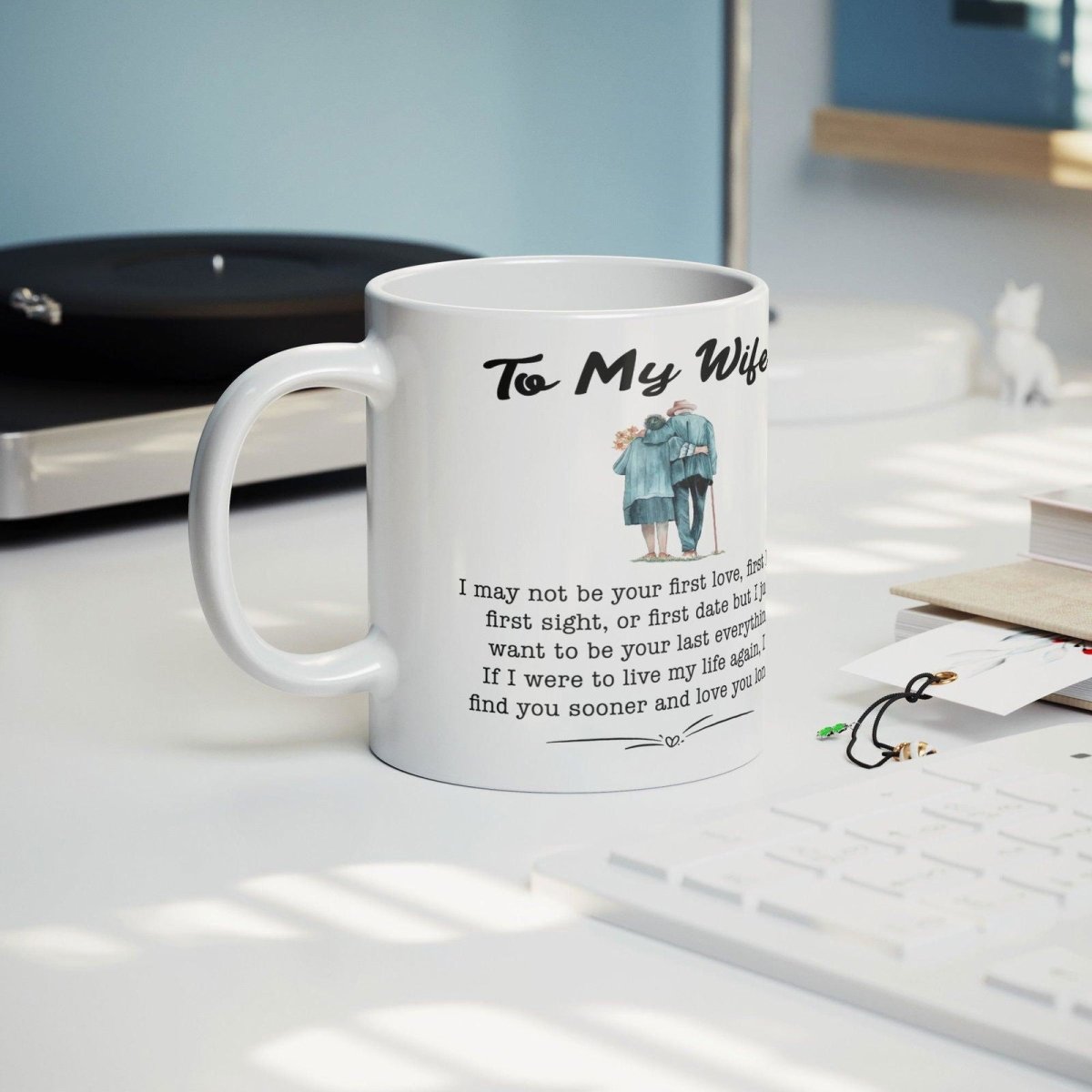 To My Wife Mug | My last everything Default Title Full Wrap Giftinum