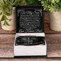 To Son From Dad Bracelet - Pages of life Standard Box Jewelry Giftinum