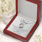 To The Beautiful Bride - Wedding filled with endless love 14k White Gold Finish / Luxury Box w/LED Jewelry Giftinum