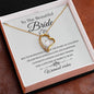 To The Beautiful Bride - Wedding filled with endless love 18k Yellow Gold Finish / Two-Tone Box Jewelry Giftinum