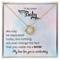 To The Best (20) Love knot 18K Yellow Gold Finish / Standard Box Jewelry Giftinum