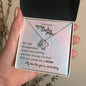 To The Best (20) Love knot 14K White Gold Finish / Standard Box Jewelry Giftinum
