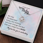 To The Best (20) Love knot 14K White Gold Finish / Standard Box Jewelry Giftinum