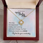 To The Best (20) Love knot 14K White Gold Finish / Standard Box Jewelry Giftinum