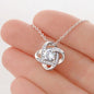 To The Best (3 × 3 in) (11) Love knot 14K White Gold Finish / Standard Box Jewelry Giftinum