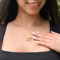Unbiological Daughter Necklace - Forever Linked Together Polished Stainless Steel & Rose Gold Finish / Standard Box Jewelry Giftinum