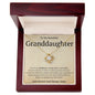 You are Intelligent, strong, brave - To Granddaughter from Nana Necklace 18K Yellow Gold Finish / Luxury Box w/LED Jewelry Giftinum