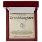 You are Intelligent, strong, brave - To Granddaughter from Nana Necklace 14K White Gold Finish / Two-Toned Jewelry Giftinum