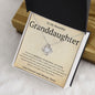 You are Intelligent, strong, brave - To Granddaughter from Nana Necklace 14K White Gold Finish / Two-Toned Jewelry Giftinum